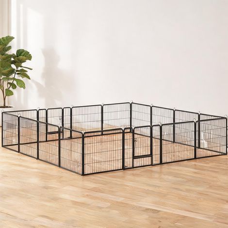 Barrière pour chien grigio en acciaio 80 x 1,5 x 60 cm (1/5)