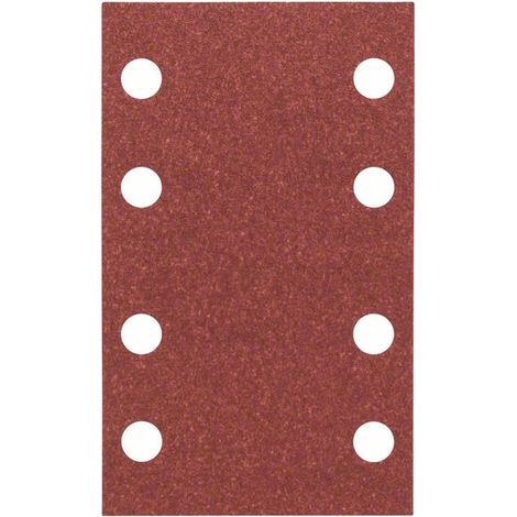 Bosch set di fogli abrasivi C430 Expert for Wood 10 pezzi, 8 fori, velcro, 80 x 133 mm, 120, 2608605281