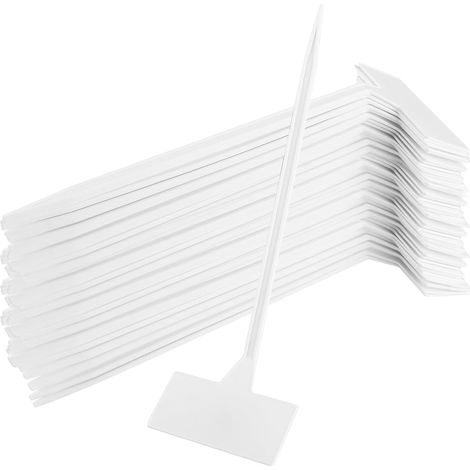 Lot de 60 étiquettes pour plantes - Résistantes aux intempéries - 30 cm - En plastique - Pour l'extérieur - Résistantes aux intempéries - Étiquettes pour plantes - Étiquettes pour légumes (1/5)