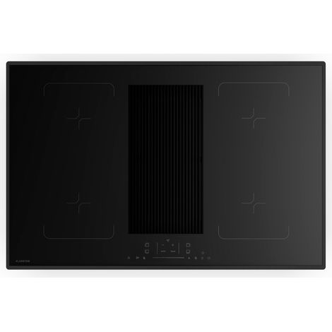 Klarstein Velaire Flex placa de inducción con campana integrada, minimalista, potente, 8400 W, 80cm