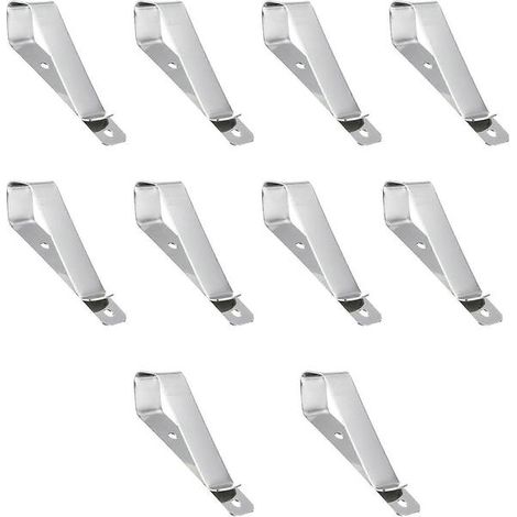 Filiyano-Clips de fixation pour télécommande de porte de garage, clips de rechange pour télécommande d'ouvre-porte de garage (argent, paquet de 10) (1/5)