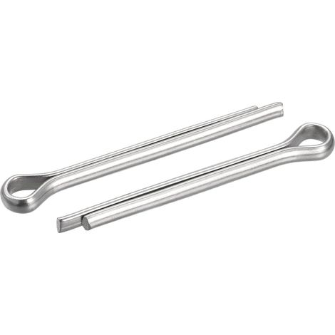 8pcs Goupille Fendue, Acier Inox Pince Attache Raccord pour Automobile 6mm x 70mm (1/5)