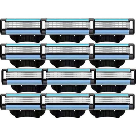 20 Rasierklingen, Mach 3 Nachfüllklingen für Gillette Mach 3 Herrenrasierer (1/4)