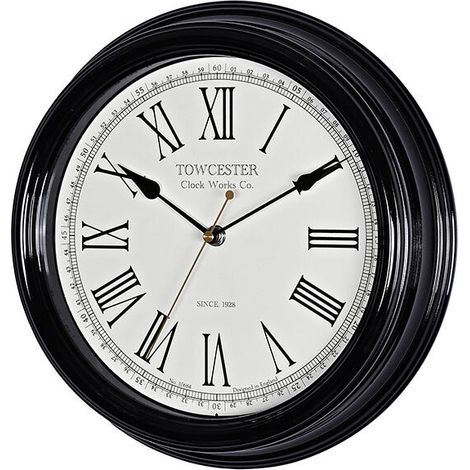 Acctim Redbourn Wall Clock Black (1/3)