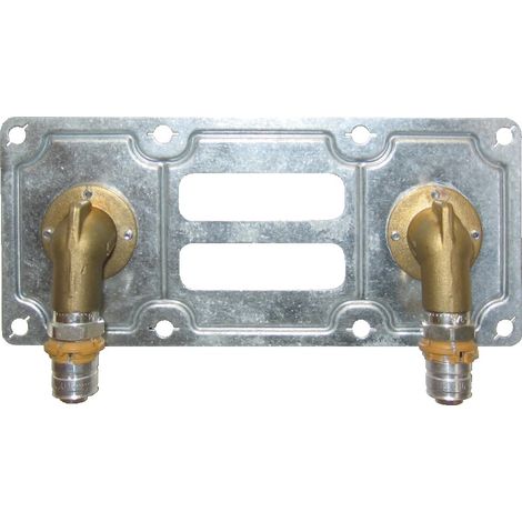 Raccord de robinetterie multicouche 15x21 Ø16 – Entraxe 150mm – Femelle pour installations sanitaires – Compatible avec systèmes UPONOR (1/3)