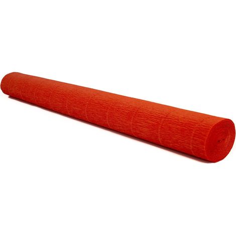 Papel crepé decorativo coral naranja 50x250 cm  KD-17 E6