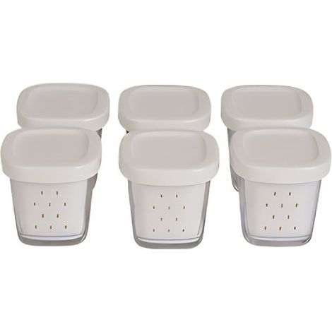 Tefal set 6x vasetti in vetro yogurth per yogurtiera Multi Delices YG65 CuCo YG66 (1/3)