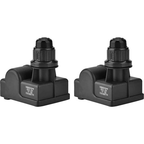 2X Allumeur de Gril à Gaz de Barbecue Allumeur de Bouton Poussoir de Générateur D'Étincelle Durable 4 Sorties Remplacement D'Appareils à Gaz de