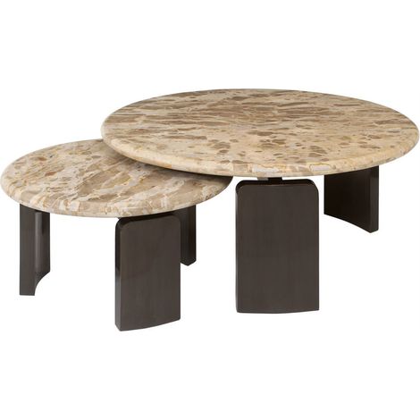 Table basse gigogne en marbre bronze - bronze (1/5)