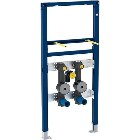Geberit Duofix élément lavabo 1120 mm pour robinetterie surélevée avec 2 raccords pour compteurs d'eau