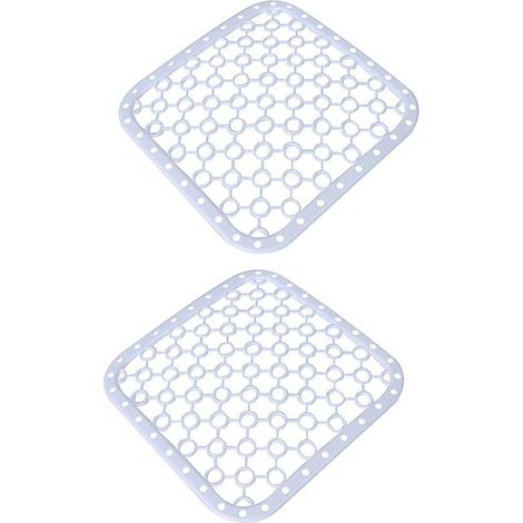 Tapis d'évier de cuisine, tapis carré en plastique, tapis de protection d'évier pratique pour évier de cuisine, design moderne (1/5)