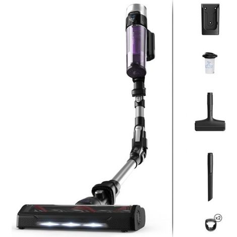 Rowenta X-Force Flex 9.60 RH2037 aspirapolvere senza filo Nero Viola Senza sacchetto (1/10)