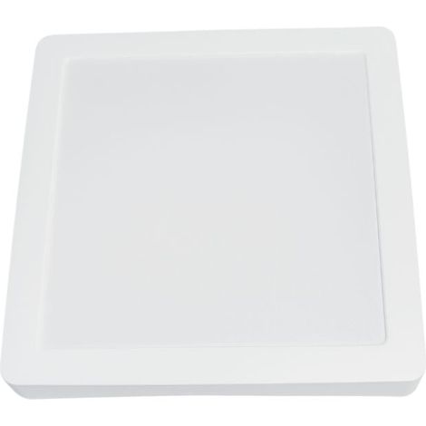 Downlight LED de Superficie 12W Cuadrado PVC Blanco  3000K-4000K-6500K