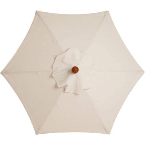 Housse de parasol 2 m – Tissu polyester double couche imperméable – Résistante aux UV – Compatible bois, acier, aluminium