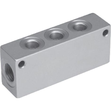 Bloque distribuidor CAMOZZI 3053146L18 (1/2)