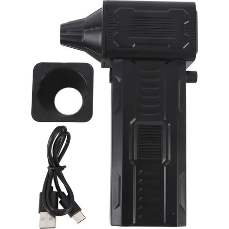 Ortviai Souffleur Électrique Sans Fil 140 000 tr/min, Moteur Sans Balais, Batterie 8000 mAh, Idéal pour Voiture et Extérieur