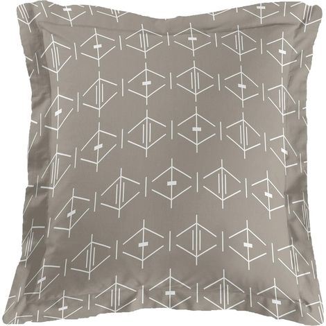 douceur d'intérieur, Taie d'oreiller (63 x 63 cm) Aristide Naturel, 100% Coton (1/5)