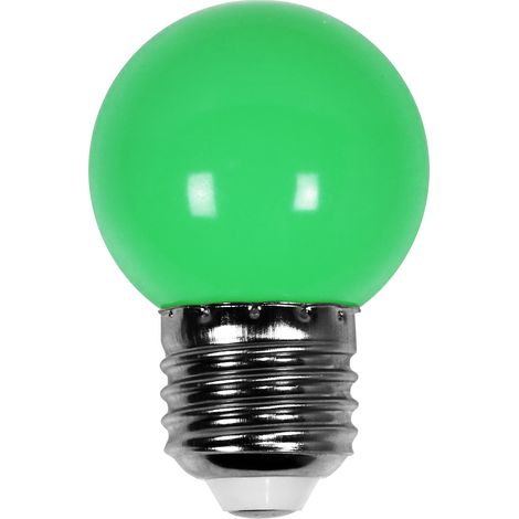 Skylantern – Ampoule LED E27 verte 1,5W – Étanche IP65 – Diamètre 5cm pour guirlande guinguette – Éclairage extérieur et intérieur