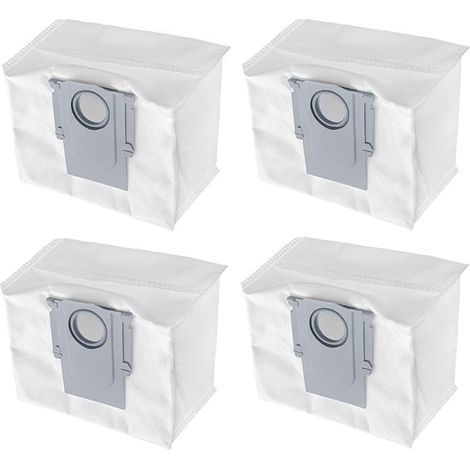 FOREHILL Lot de 4 Sacs à Poussière pour aspirateur Roborock S8+/ S8 Pro Ultra/ S7 MaxV Ultra/ S7 Pro Ultra/ Q7+ / Q7 Max+/ Q5+ Aspirateur S (1/5)