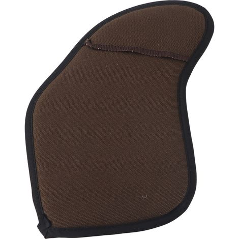 Protège-menton en flanelle pour violon 4/4-3/4, coussinet d'épaule et repose-menton confortable pour instruments à cordes, couleur marron (1/5)