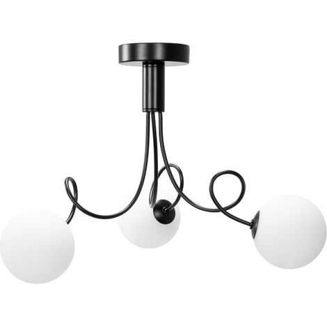 TOOLIGHT DECKENLAMPE APP1154-3CP  BLACK WHITE