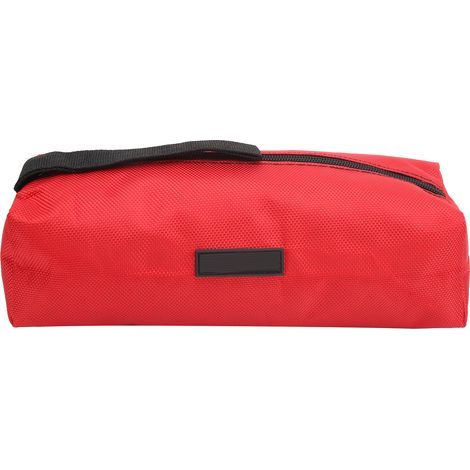 Dicke, multifunktionale Werkzeugtasche aus wasserdichtem Oxford-Gewebe für Elektriker, rot (1/5)