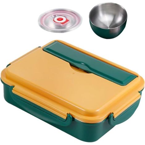 Boîte à lunch INOOMP double compartiment avec compartiments (1/5)