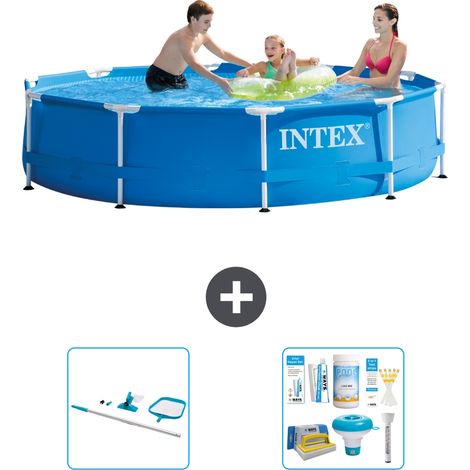Intex Piscine Tubulaire Ronde - 305x76 cm - 3-pièces S22452 (1/3)