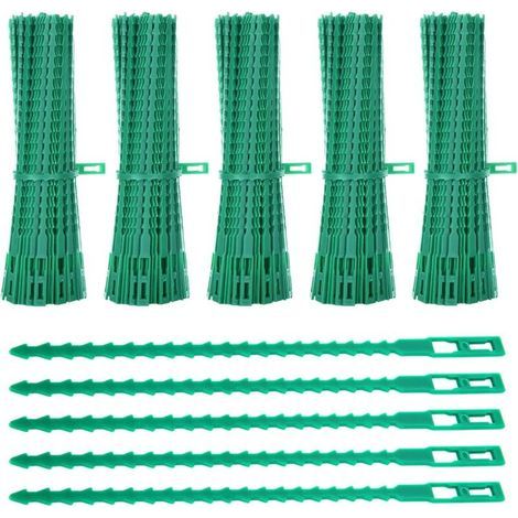 Lot de 500 Attaches de Plantes, 17CM Attaches de Jardin Réglable Liens de Serrage en Plastique pour Jardin Flexible, Attache Tomates de Câble de Jardin pour Aider à Soutenir Les Plantes (1/5)