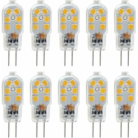 Ampoule LED G4 12 V, 1 W équivalent à une ampoule halogène de 10 W, 200 lm sans scintillement (1/4)