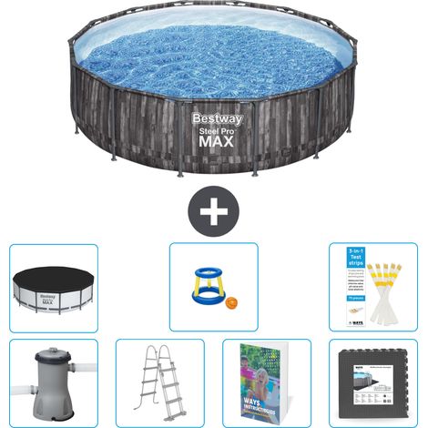 Bestway Bestway Steel Pro MAX Ronde - 427x107 cm - 8-pièces S525 (1/4)