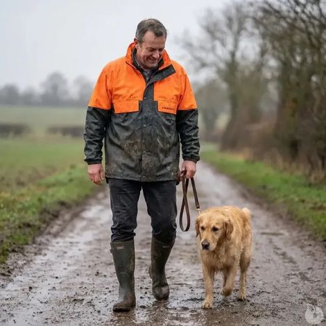Veste de pluie Francital Barenton coutures soudées norme EN 343 (1/5)