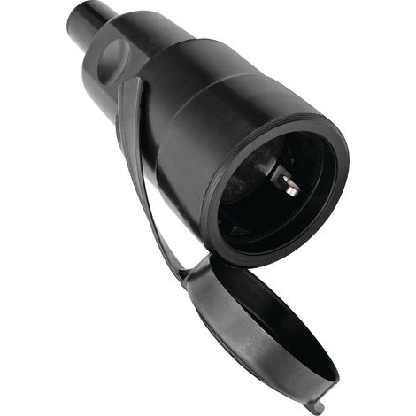 Raccordo industriale/edile 10-/16 A 250 V nero IP44 VG