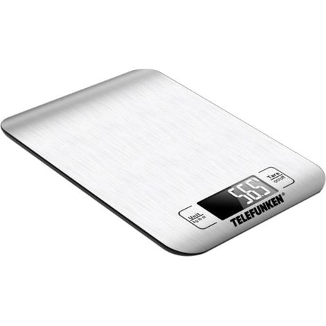 Telefunken Bilancia Da Cucina Elettronica M01212 5 Kg Acciaio Inox