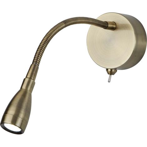 Applique Contemporanea Flexy Acciaio Adjustable Vetro Led 0,8W 6500K (1/2)