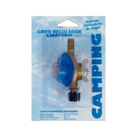 Regolatore gas campeggio butsir modello 8414706270520 blu girevole
