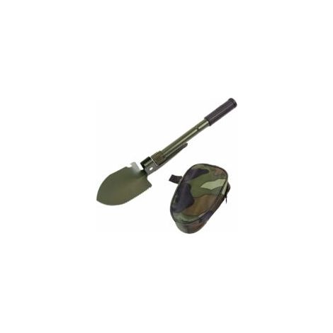 Pelle de secours multifonctionnelle pliable et flexible, pelle pliante, pelle d'urgence (bras vert (version boussole)) (1/5)