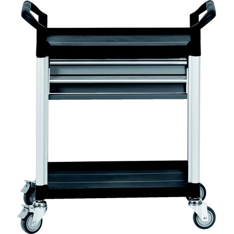 KS TOOLS Carro de servicio para taller con 2 cajones - 800.0030 (1/3)