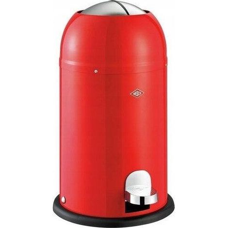 Papelera de cocina Wesco Kickmaster Junior roja 12 litros (1/3)