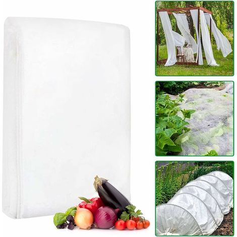 Polaire de Protection Contre Le Froid et Le Gel de Haute qualité pour Les Plantes Couvre-Plantes Accessoires de décoration de Jardin Une pièce 1.55M (1/5)