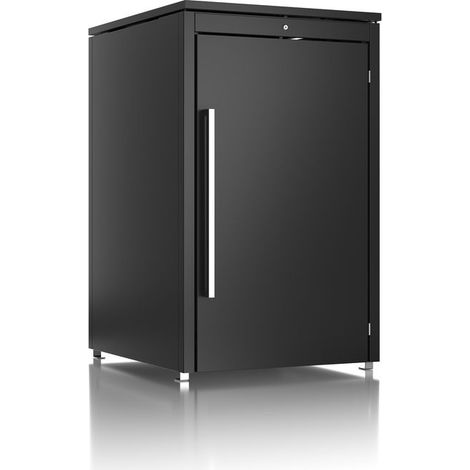 GUARDI Coffre pour conteneurs à déchets - Anthracite - 83,5x76x120 - acier