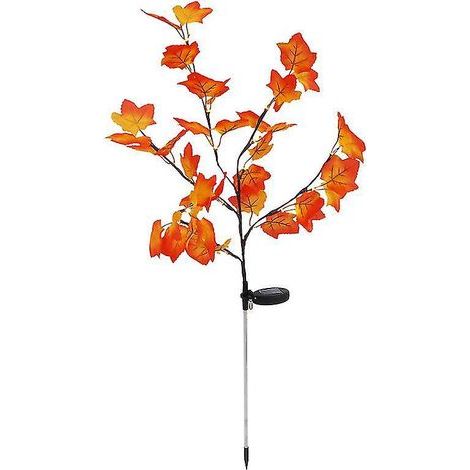 1 lampe en forme de branche de feuille d'érable (1/3)