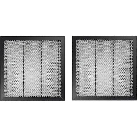2x Waben-Arbeitstisch, Arbeitsfläche 400x400mm Plattform für DIY CO2 Mini-Gravierer, Waben-Arbeitstisch (1/5)