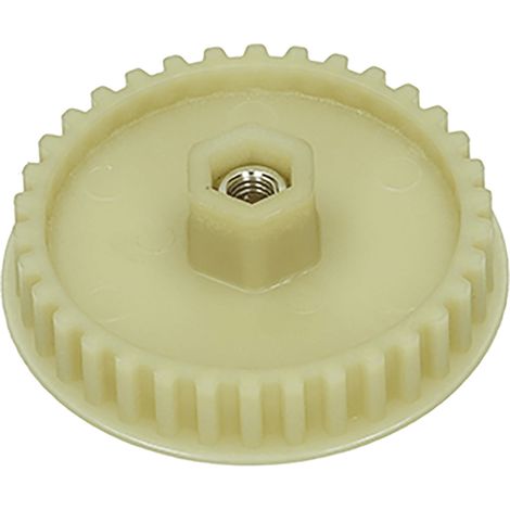 GRANDE POULIE DENTEE + ECROU POUR PETIT ELECTROMENAGER KENWOOD - KW650104 (1/2)