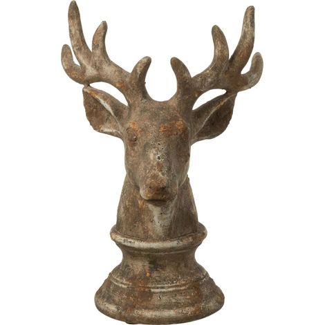 Figurine cerf taupe en résine - taupe (1/3)