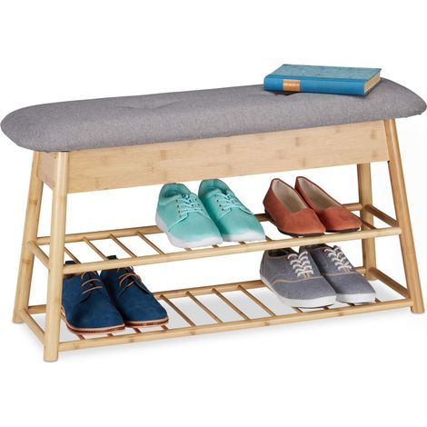 Schuhbank mit sitzflache und stauraum