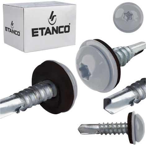 Tornillos autotaladrantes GT5 PH (Z14) 5,5x25mm RAL 9006 (1/5)
