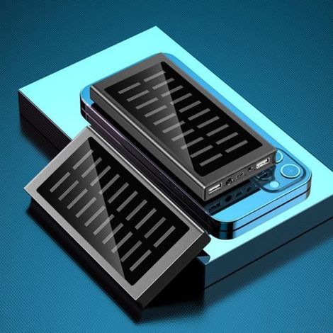 Banque d'énergie solaire - - YH-F1 - 20000 mAh - Deux sorties USB 2,1A - Charge solaire (1/4)