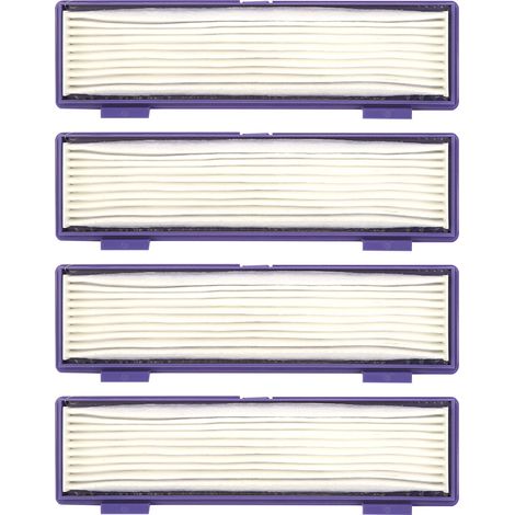 Filtre Aspirateur - Haute Efficacité Particulaire - Compatible Neato 70E 75 80 85 D75 D80 D85 D3 D5 D7 - Lot De 4