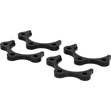 Kit Entretoises d'Essieu Noir 6061 T6 Aluminium Compatible Honda S2000 AP1 AP2 F20 2000-2009 (1/5)